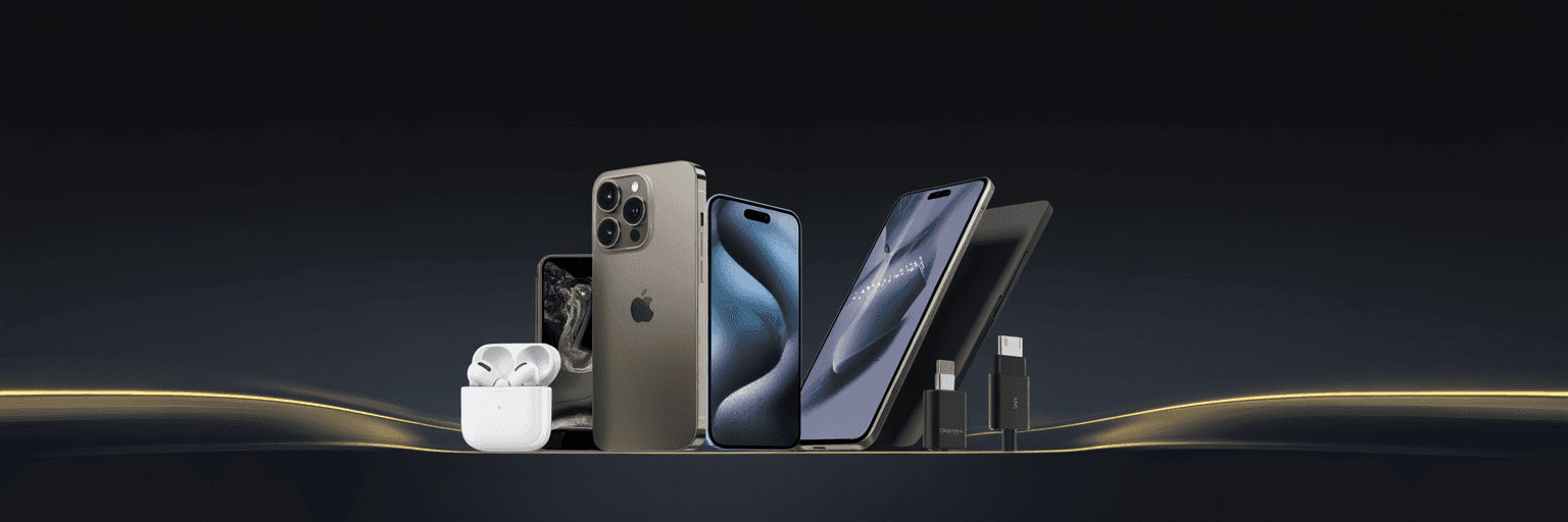 iPhone, Samsung, iPad, AirPods y accesorios tecnológicos premium