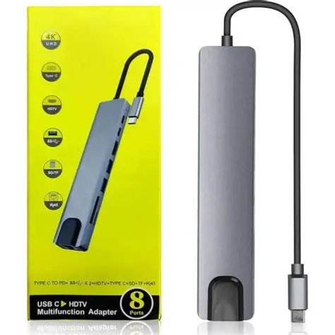 ADAPTADOR MULTIFUNCIONAL HUP 8 PUERTOS