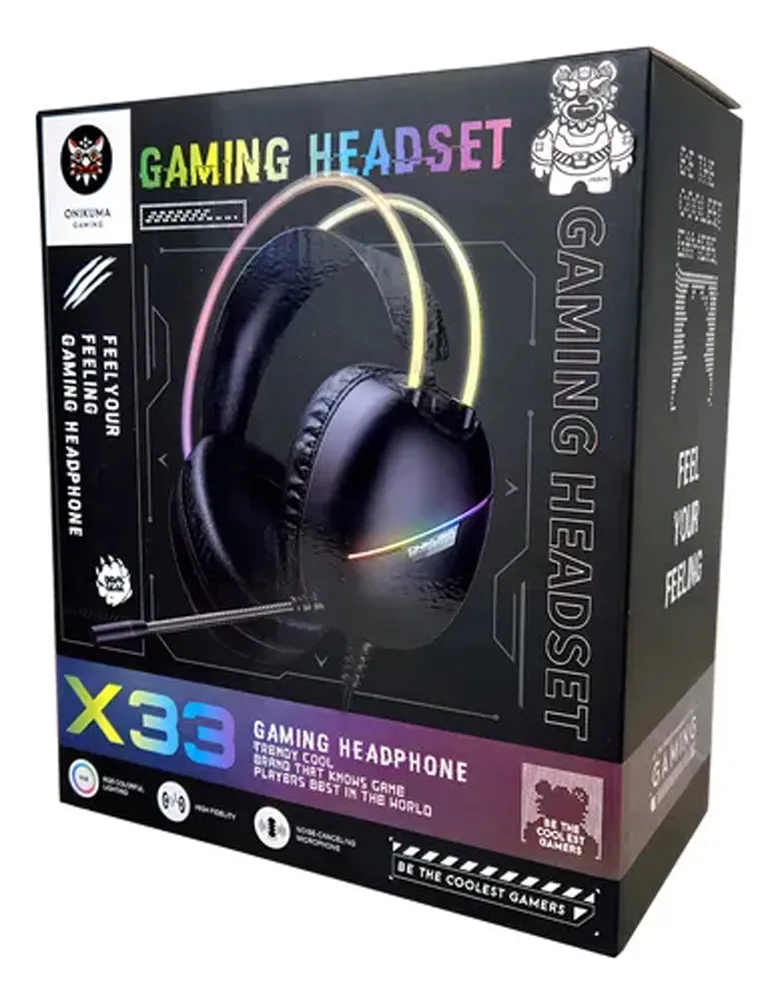 AUDIFONO GAMER ONIKUMA MOD X33