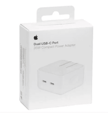 ADAPTADOR DE CARGA APPLE 35 W USB C+C