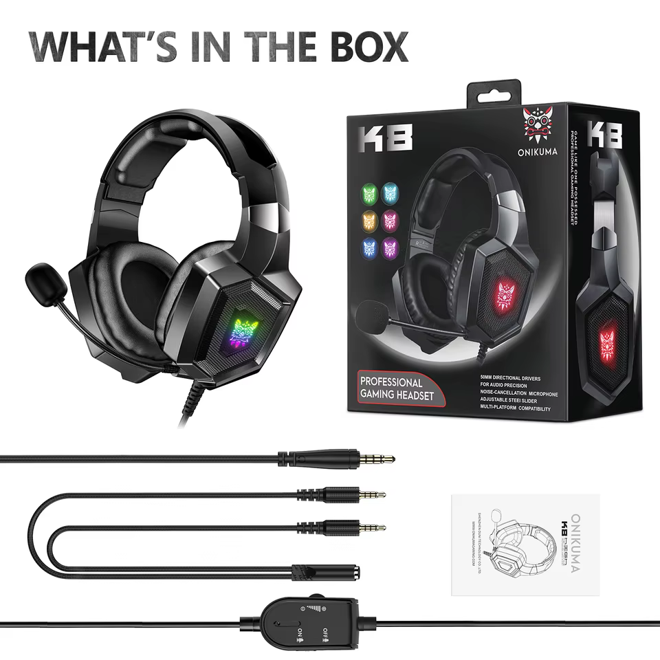 AUDIFONOS GAMER ONIKUMA MOD K8