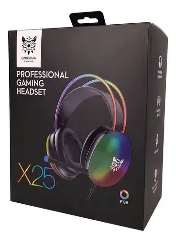 AUDIFONOS GAMER ONIKUMA RGB X25