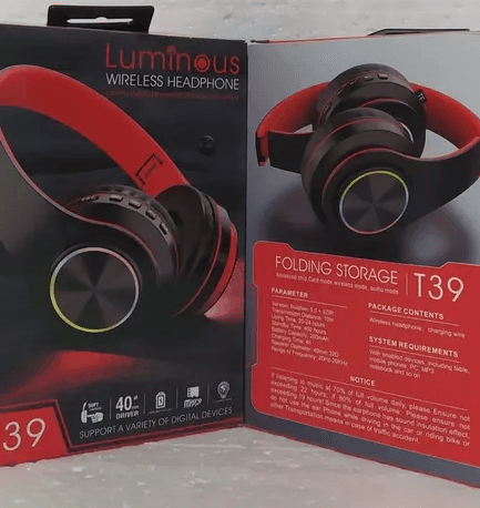 AUDIFONO LUMINOUS WIRELESS HEADPHONE SAZ -D02