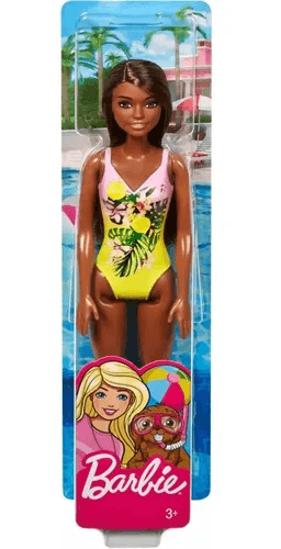 BARBIE MORENA TRAJE DE BAÑO