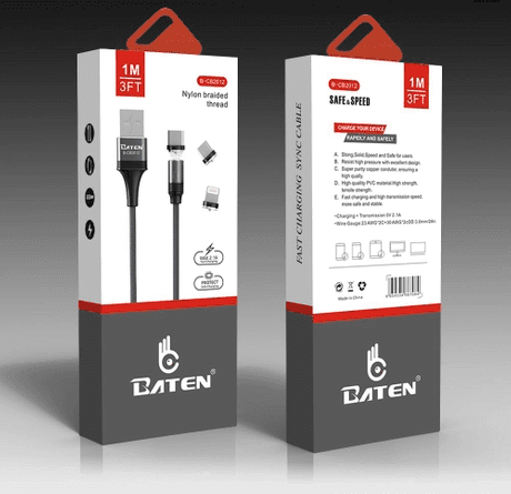 CABLE BATEN MAGNETICO 3 EN 1 MOD CB2025