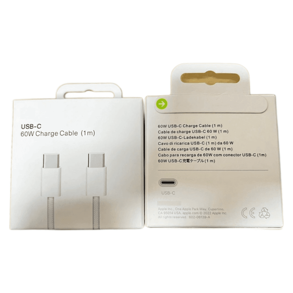 CABLE APPLE C A USB C 60W 1MTS MOD A2795