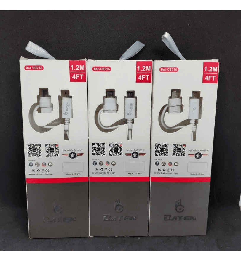 CABLE DE DATA BATEN 2 EN 1 MICRO Y TIPO C USB MOD CB216