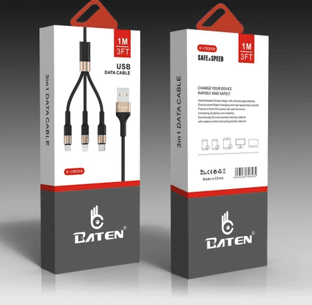 CABLE DE DATA BATEN 3 EN 1 MOD CB2009