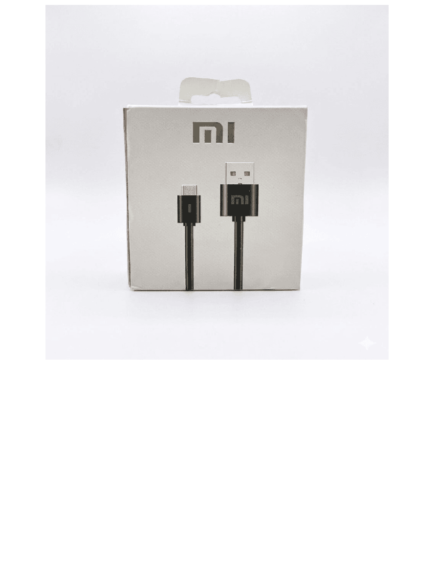 CABLE DE DATA XIAOMI MICRO USB NARANJA