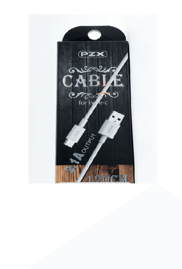 CABLE DE DATA PZX 2.1A TIPO C USB MOD S13