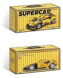 CARRO DE BLOQUES SUPERCAR 422PCS