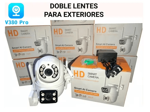 CAMARA HD SMART AL CAMERA EXTERIOR DOBLE LENTE