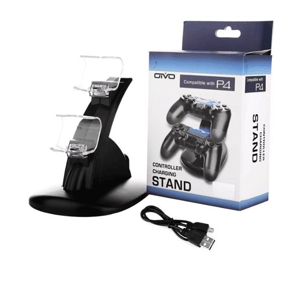 CARGADOR DE CONTROL OTVO DUAL STAND PARA PS4