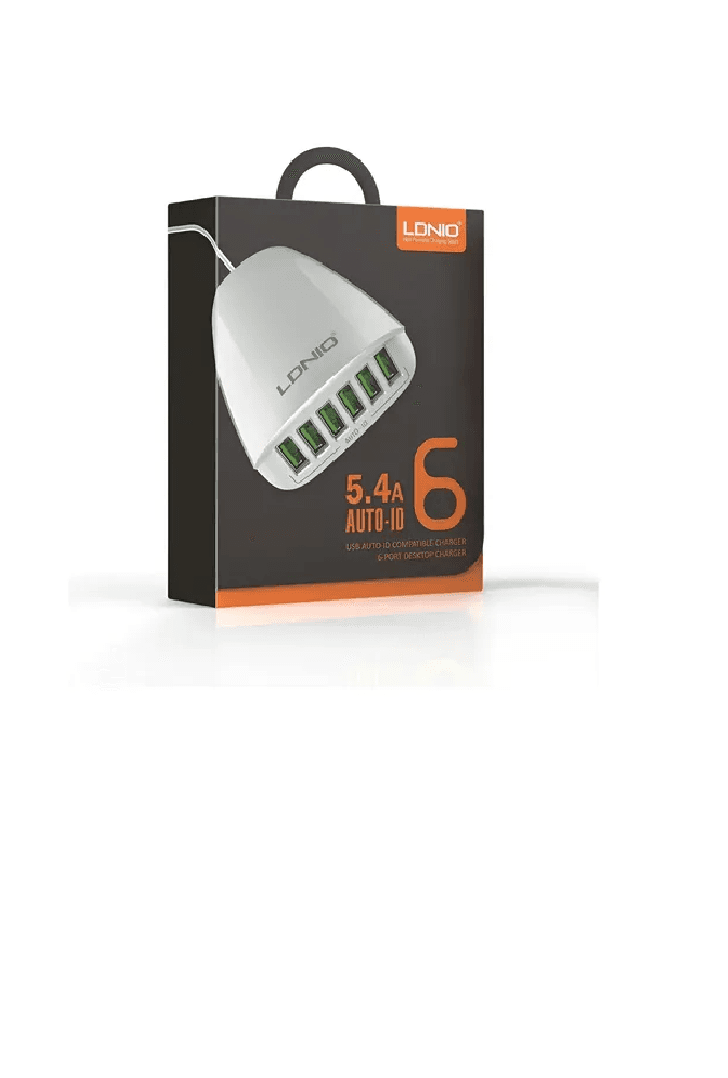 CARGADOR LDNIO AUTOID 5.4A 6 PORT USB
