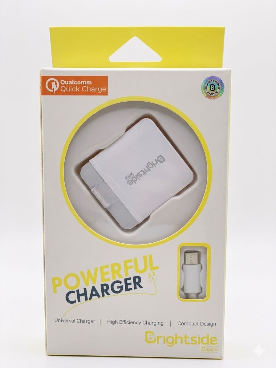 CARGADOR POWERFUL CHARGER BRIGHTSIDE 2.0A USB-C