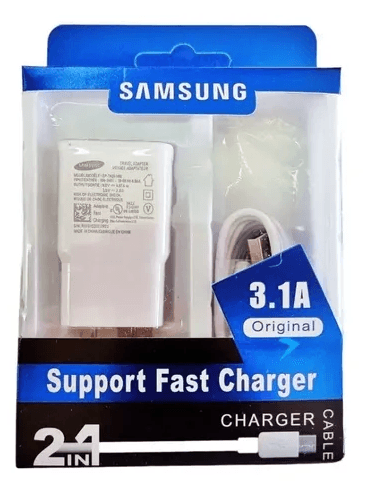 CARGADOR SAMSUNG FAST CHARGER 3.1A MICRO USB