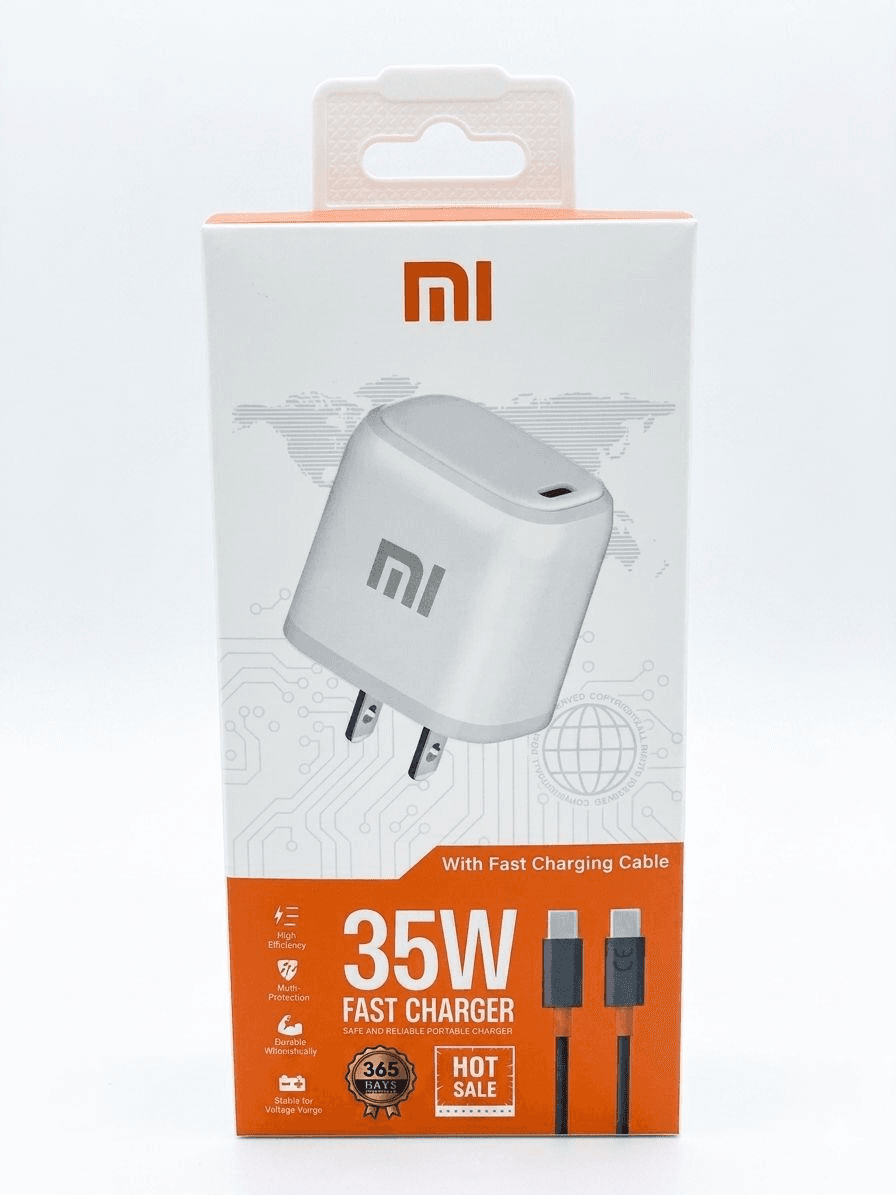 CARGADOR XIAOMI REDMI 35 W TIPO C A C FAST CHARGER