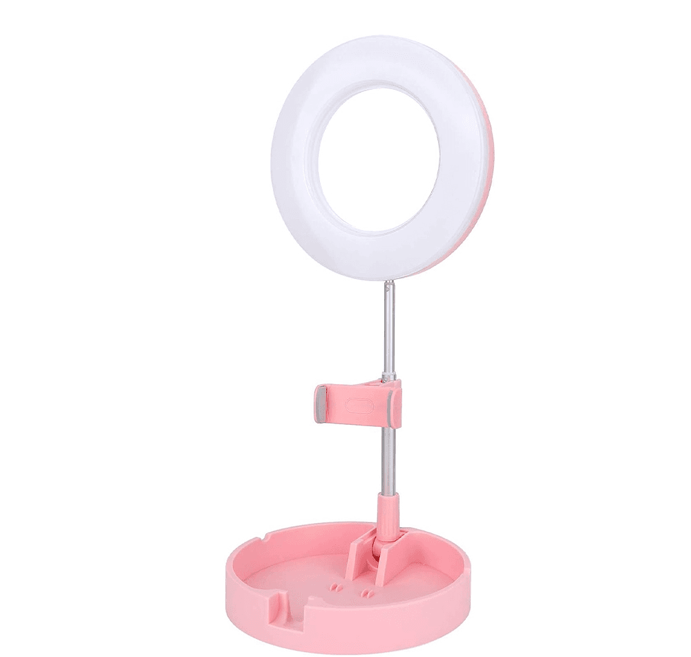 ESPEJO MULTIUSO TRIPODE Y LAMPARA LED MOD G3