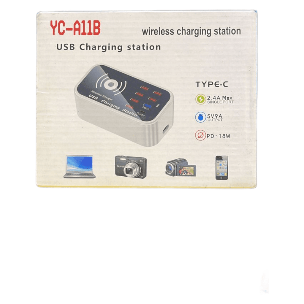 ESTACION DE CARGA USB 8 PUERTOS MOD YC-A11B