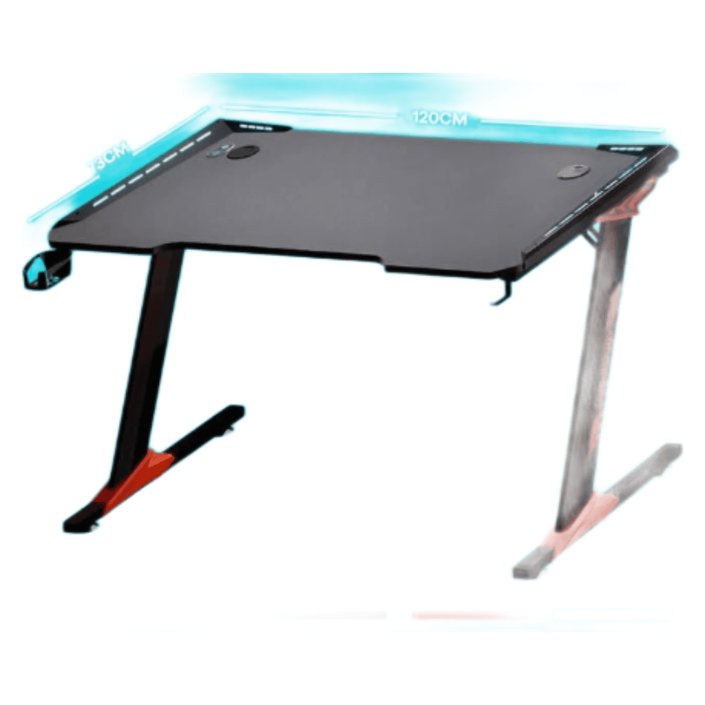 MESA GAMER CON LUCES LED RGB