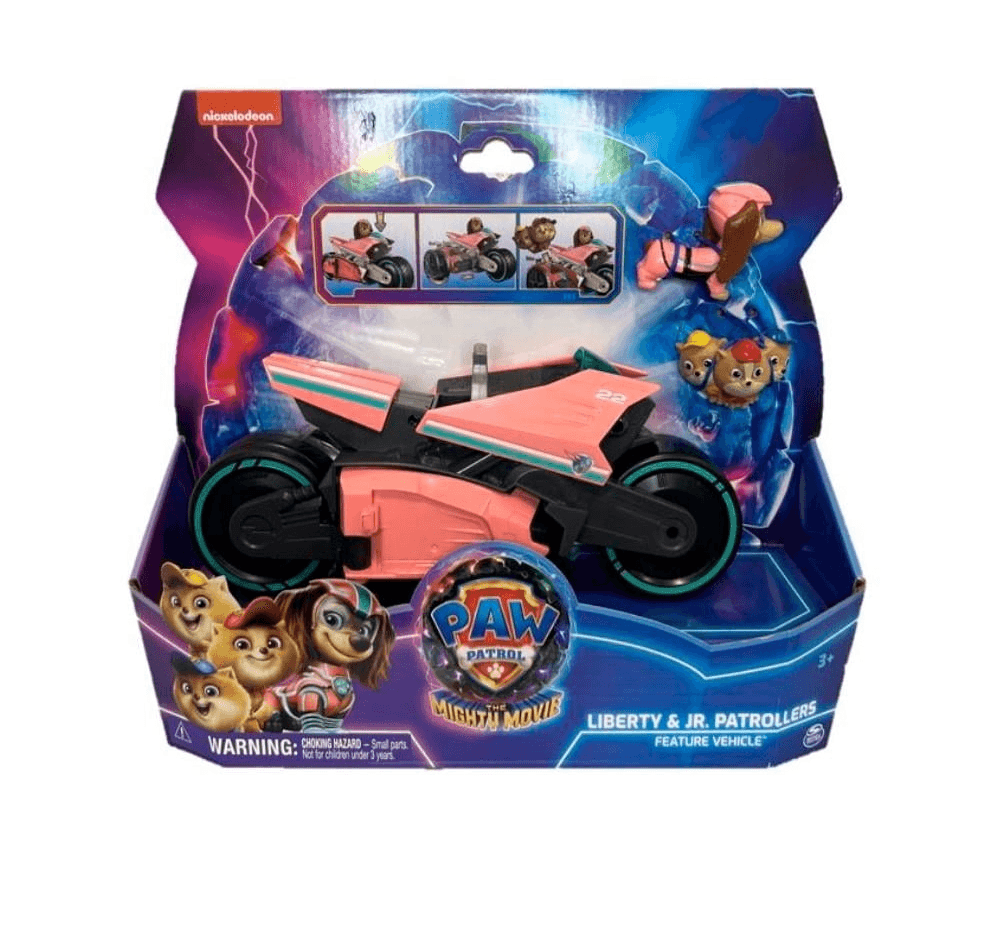 JUGUETE CARRITO PAW PATROL LIBERTY ROSADO