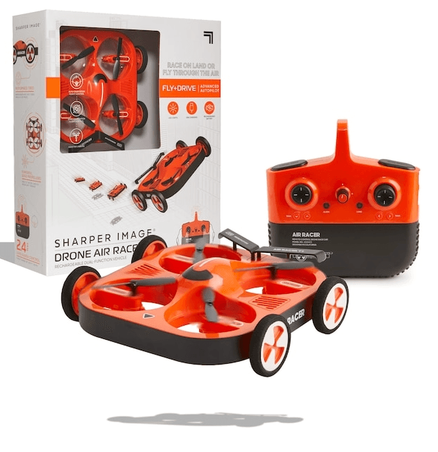 JUGUETE DRONE AIR RACER FLY+DRIVE COLOR NARANJA
