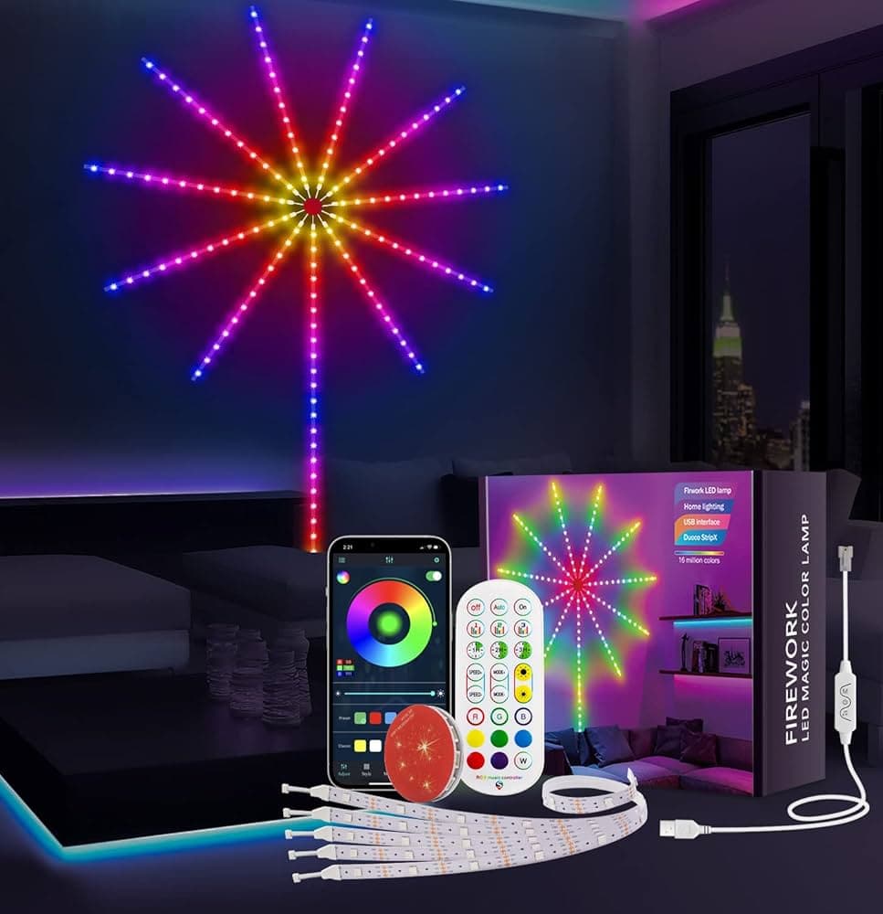 LUCES LED MAGIC COLOR FIREWORK SKS-JZ-02