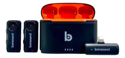 MICROFONOS BONSOUND DUAL RX2 LIGHTNING
