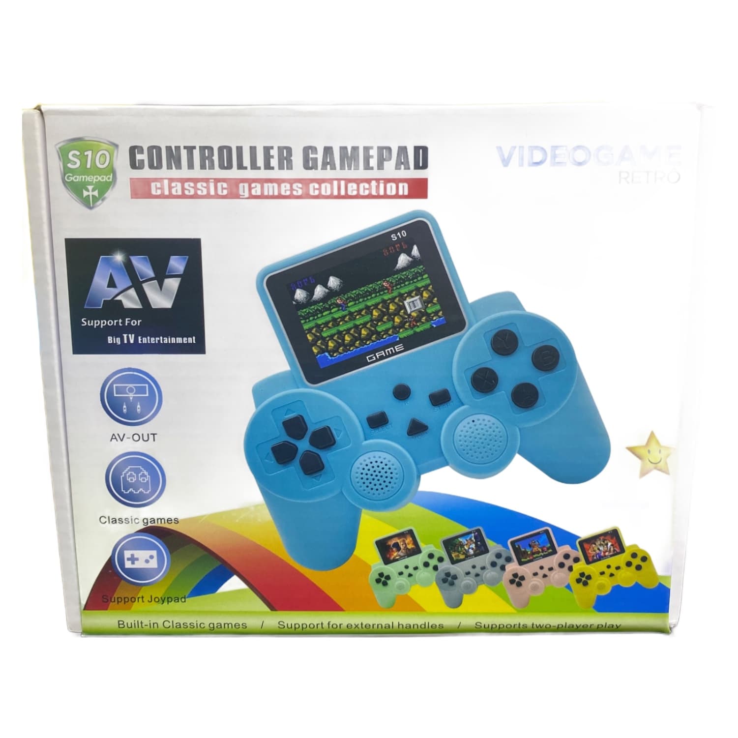 MINI CONSOLA CONTROL GAMEPAD COLECCION JUEGOS CLASICOS