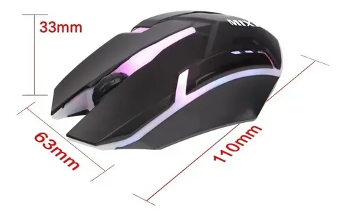 MOUSE ALAMBRICO GT MODELO X3