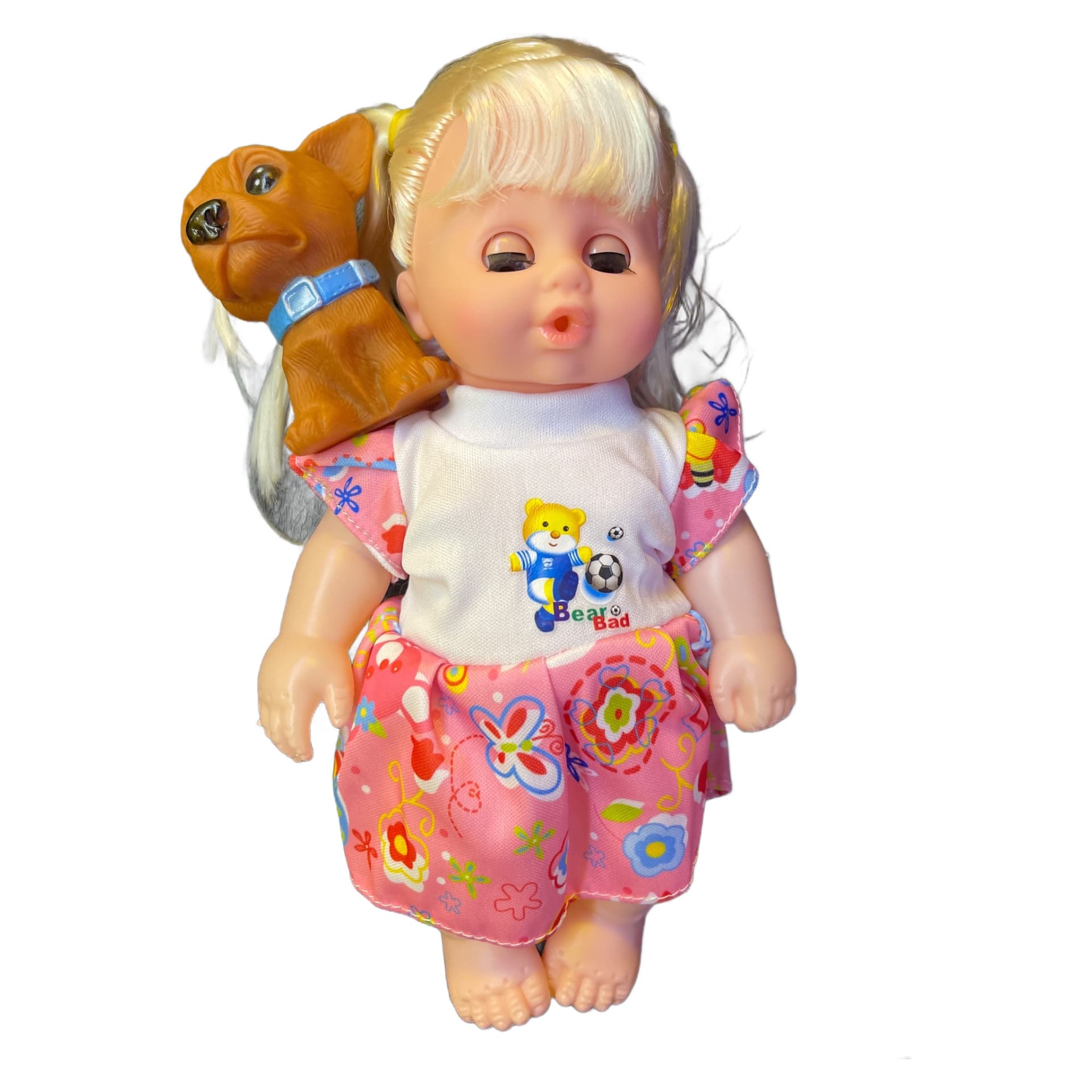 MUÑECA CON MASCOTA MY BABY