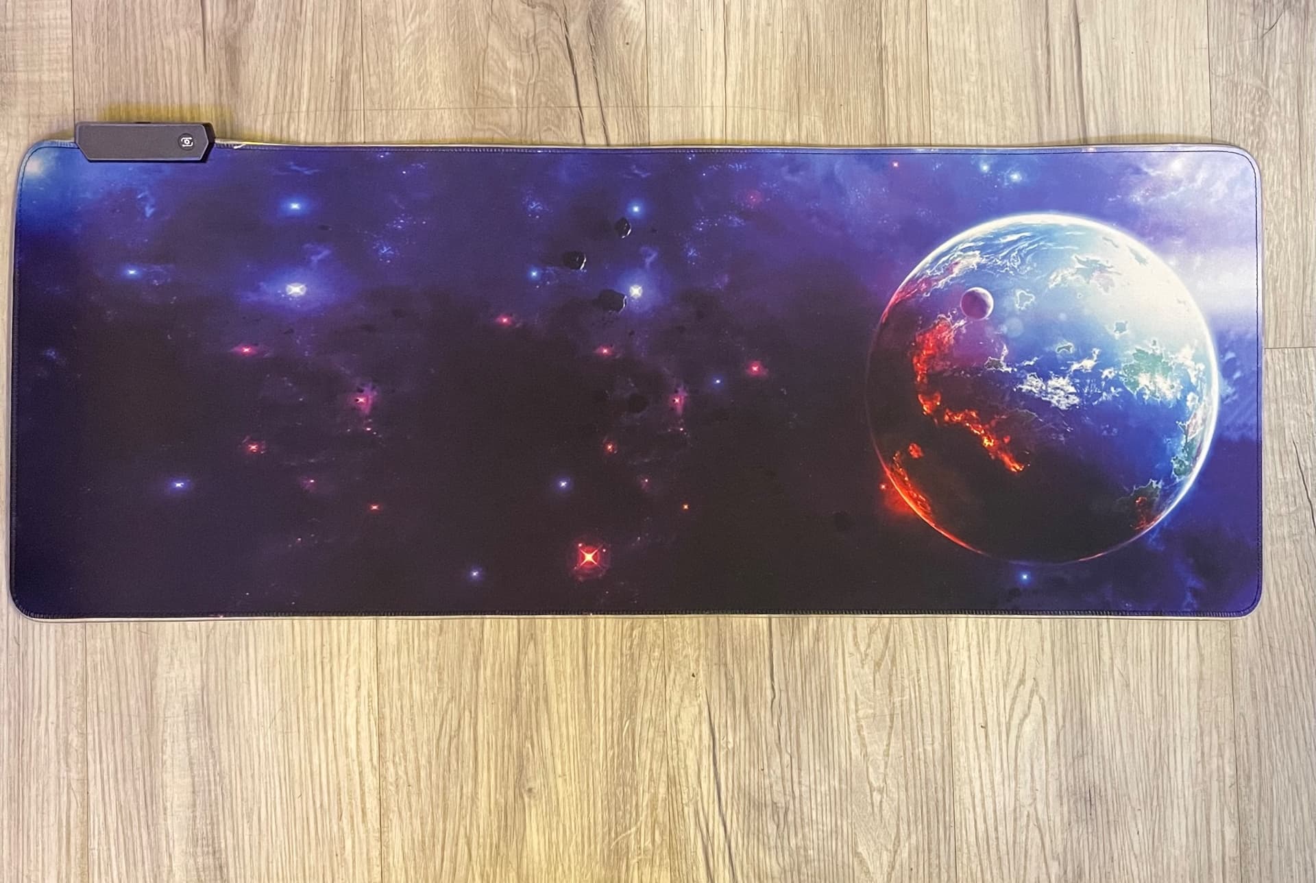 MOUSE PAD RGB LUMINOUS 80*30CM GALAXIA R