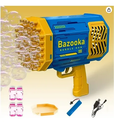 PISTOLA DE BURBUJA POROUS GUN BUBBLE 36/42 TIROS