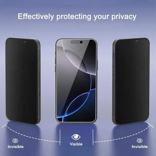 PROTECTOR DE PANTALLA VIDRIO ANTIESPIA CON ADAPTADOR