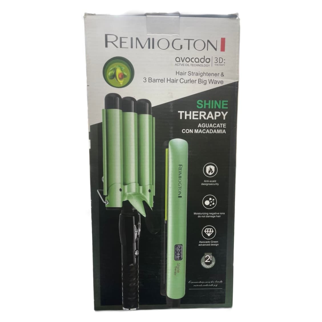 REIMIOGTON 2 EN 1 RIZADOR Y PLANCHA RE-2551