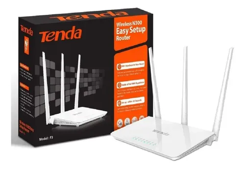 ROUTER TENDA N300 3 ANTENAS F3