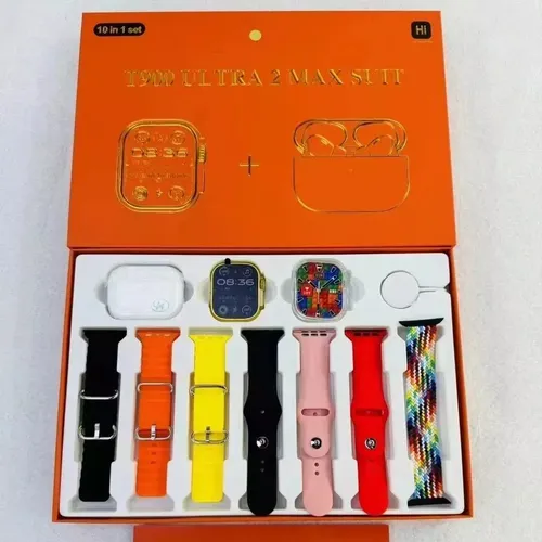 RELOJ SMART WATCH I20 ULTRA 2 SET 10 EN 1
